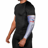 Custom Afro-Haiti Football Arm Sleeves 2026 Grenadye Alaso White Version - Wonder Print Shop