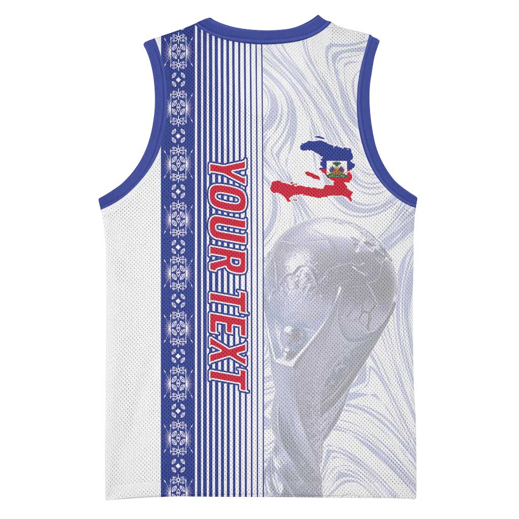 Custom Afro-Haiti Football Basketball Jersey 2026 Grenadye Alaso White Version - Wonder Print Shop