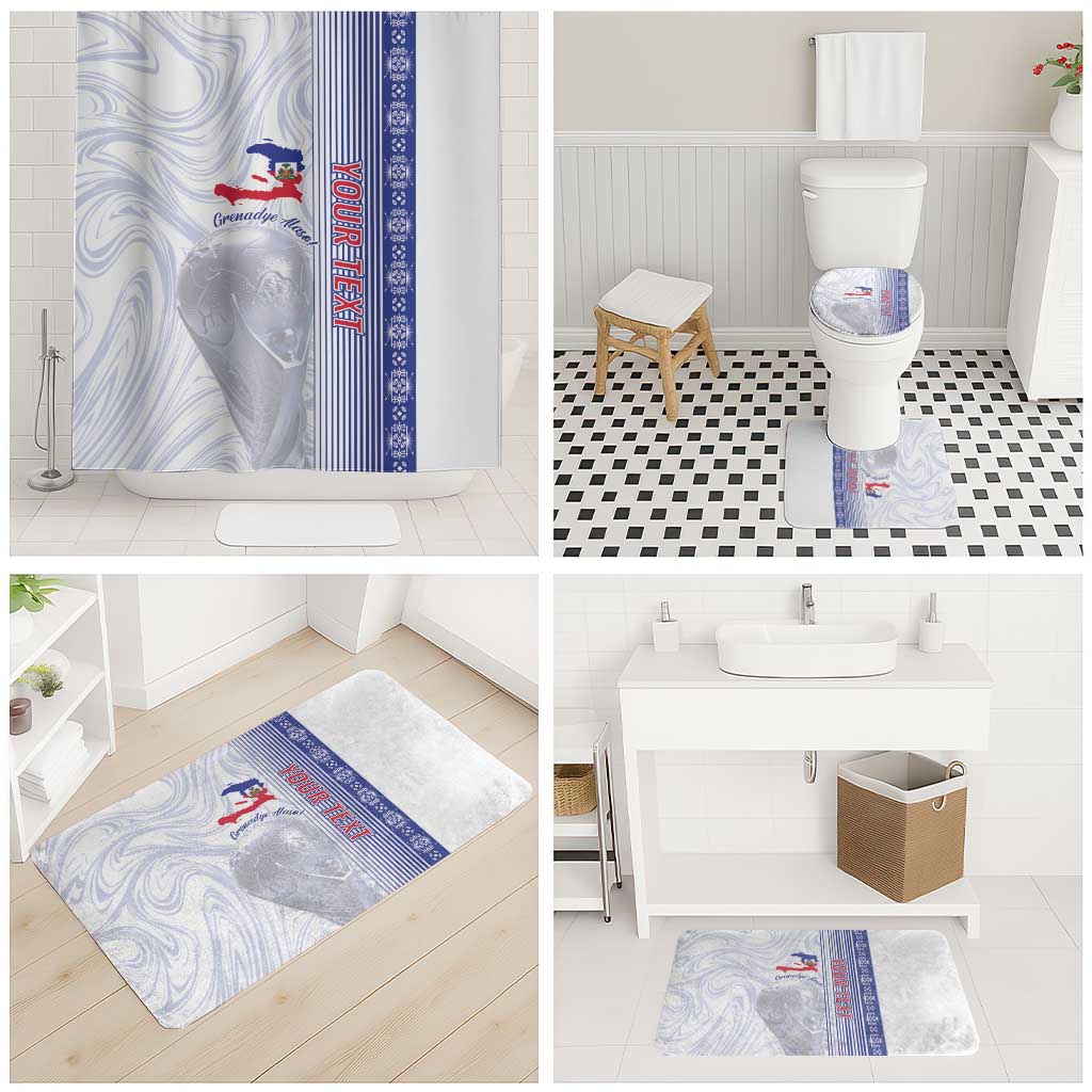 Custom Afro-Haiti Football Bathroom Set 2026 Grenadye Alaso White Version - Wonder Print Shop