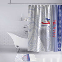 Custom Afro-Haiti Football Bathroom Set 2026 Grenadye Alaso White Version - Wonder Print Shop