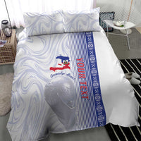 Custom Afro-Haiti Football Bedding Set 2026 Grenadye Alaso White Version - Wonder Print Shop