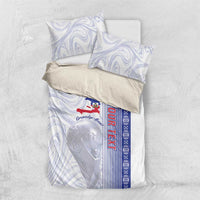 Custom Afro-Haiti Football Bedding Set 2026 Grenadye Alaso White Version - Wonder Print Shop