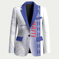 Custom Afro-Haiti Football Blazer 2026 Grenadye Alaso White Version - Wonder Print Shop