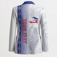 Custom Afro-Haiti Football Blazer 2026 Grenadye Alaso White Version - Wonder Print Shop