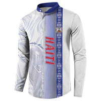 Custom Afro-Haiti Football Button Sweatshirt 2026 Grenadye Alaso White Version