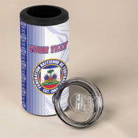 Custom Afro-Haiti Football 4 in 1 Can Cooler Tumbler 2026 Grenadye Alaso White Version - Wonder Print Shop