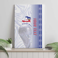 Custom Afro-Haiti Football Canvas Wall Art 2026 Grenadye Alaso White Version - Wonder Print Shop