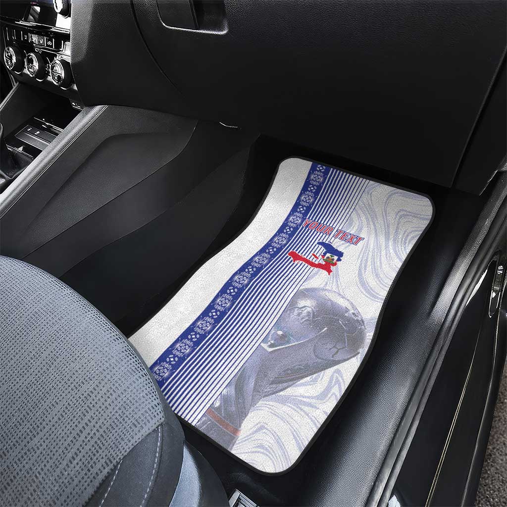 Custom Afro-Haiti Football Car Mats 2026 Grenadye Alaso White Version - Wonder Print Shop
