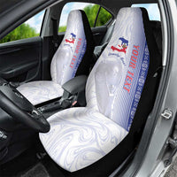 Custom Afro-Haiti Football Car Seat Cover 2026 Grenadye Alaso White Version - Wonder Print Shop