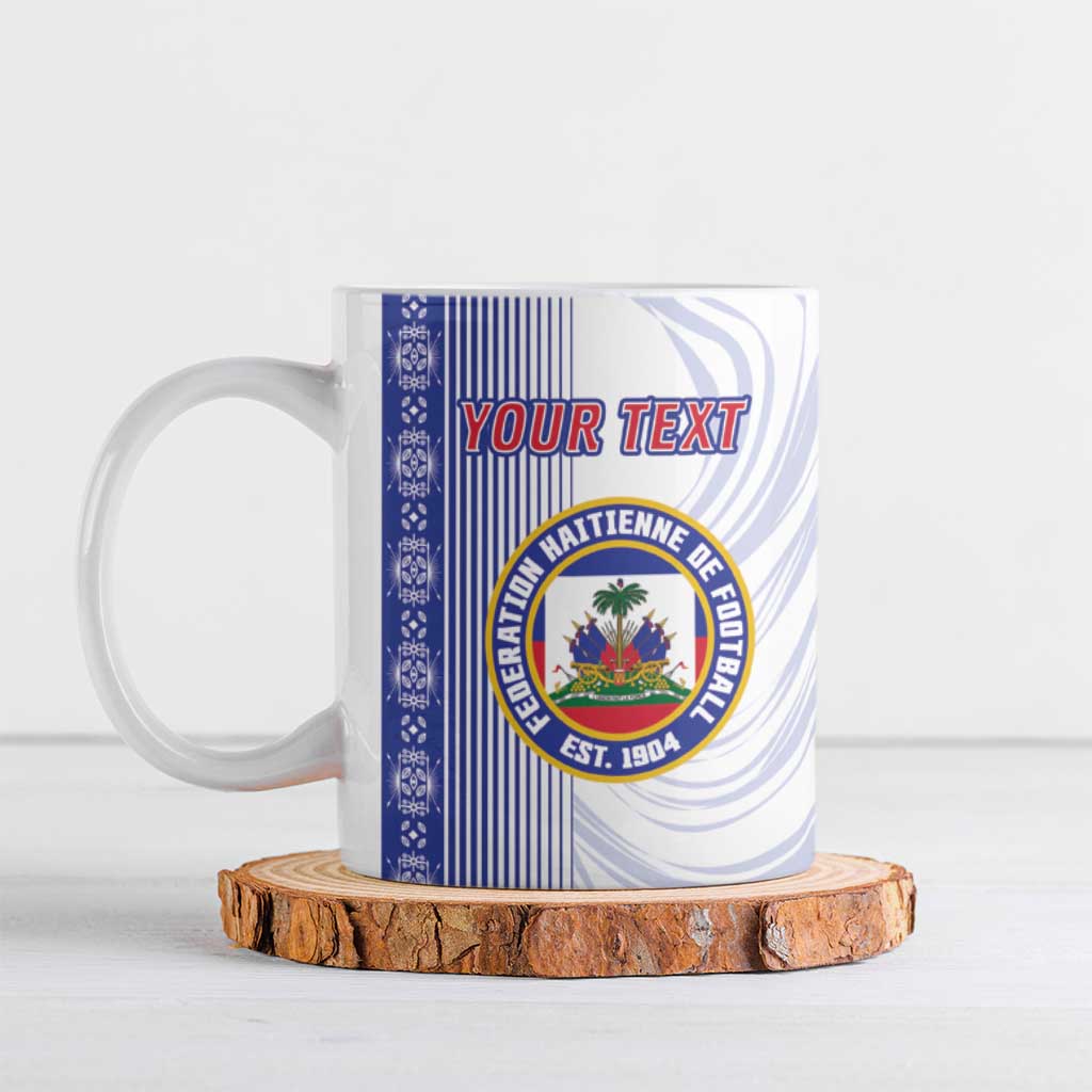 Custom Afro-Haiti Football Ceramic Mug 2026 Grenadye Alaso White Version - Wonder Print Shop