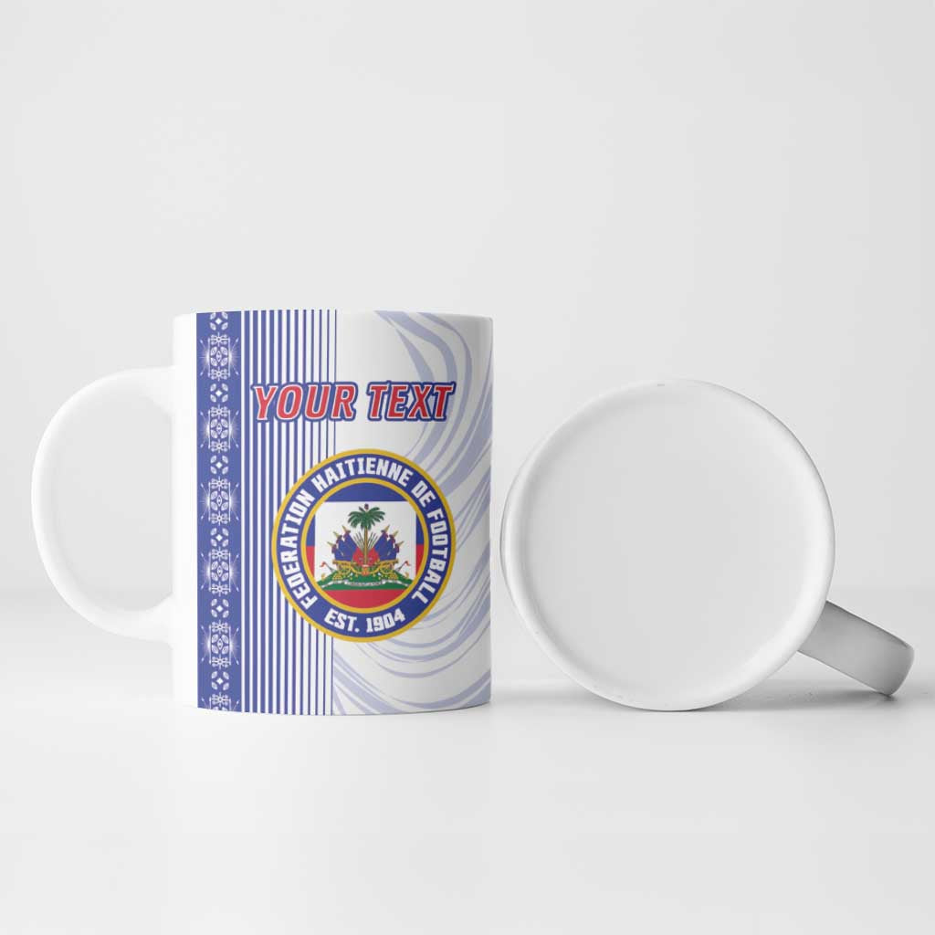 Custom Afro-Haiti Football Ceramic Mug 2026 Grenadye Alaso White Version - Wonder Print Shop
