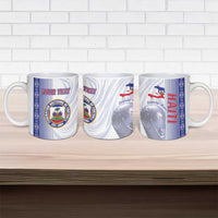 Custom Afro-Haiti Football Ceramic Mug 2026 Grenadye Alaso White Version - Wonder Print Shop