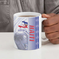 Custom Afro-Haiti Football Ceramic Mug 2026 Grenadye Alaso White Version - Wonder Print Shop