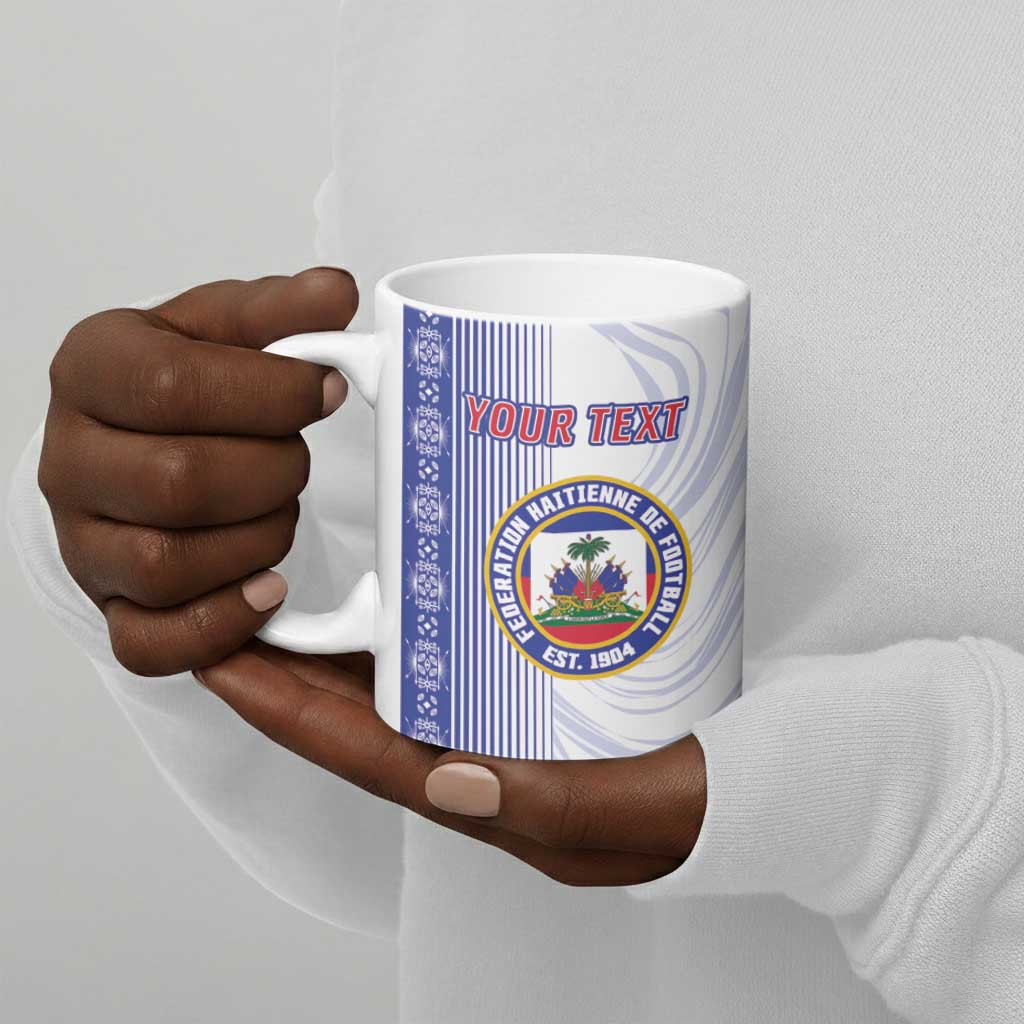 Custom Afro-Haiti Football Ceramic Mug 2026 Grenadye Alaso White Version - Wonder Print Shop