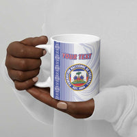 Custom Afro-Haiti Football Ceramic Mug 2026 Grenadye Alaso White Version - Wonder Print Shop