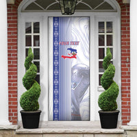Custom Afro-Haiti Football Door Cover 2026 Grenadye Alaso White Version - Wonder Print Shop