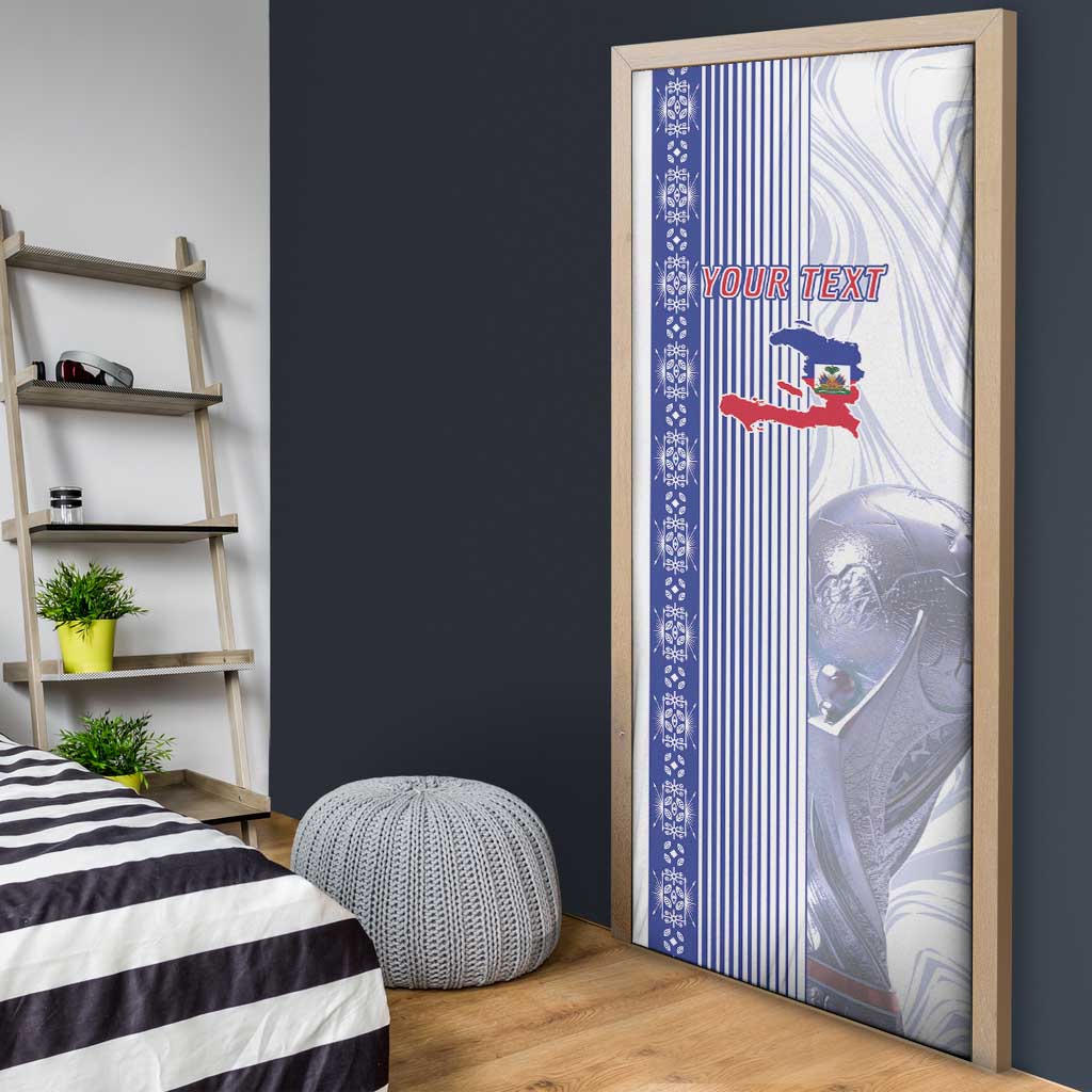 Custom Afro-Haiti Football Door Cover 2026 Grenadye Alaso White Version - Wonder Print Shop