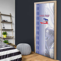 Custom Afro-Haiti Football Door Cover 2026 Grenadye Alaso White Version - Wonder Print Shop