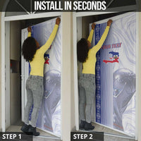 Custom Afro-Haiti Football Door Cover 2026 Grenadye Alaso White Version - Wonder Print Shop