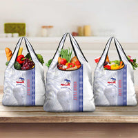 Custom Afro-Haiti Football Grocery Bag 2026 Grenadye Alaso White Version - Wonder Print Shop