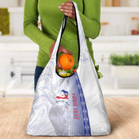 Custom Afro-Haiti Football Grocery Bag 2026 Grenadye Alaso White Version - Wonder Print Shop