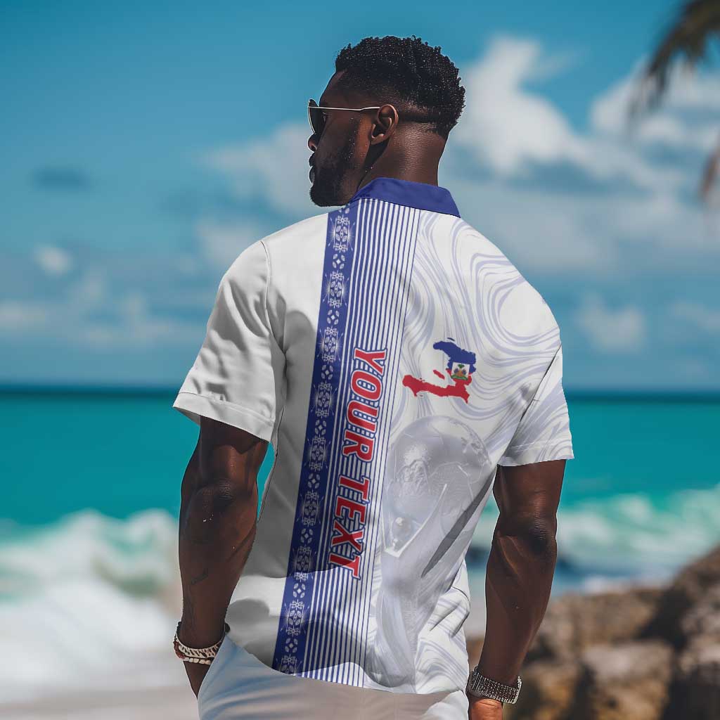 Custom Afro-Haiti Football Hawaiian Shirt 2026 Grenadye Alaso White Version LT14