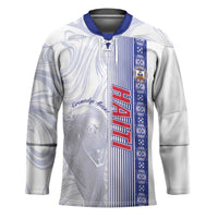 Custom Afro-Haiti Football Hockey Jersey 2026 Grenadye Alaso White Version - Wonder Print Shop