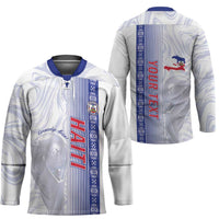 Custom Afro-Haiti Football Hockey Jersey 2026 Grenadye Alaso White Version - Wonder Print Shop