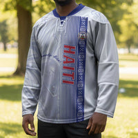 Custom Afro-Haiti Football Hockey Jersey 2026 Grenadye Alaso White Version - Wonder Print Shop