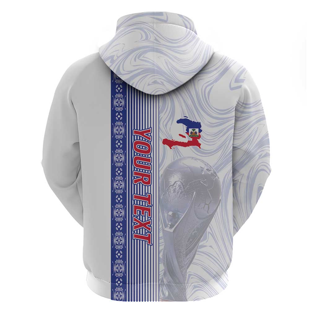 Custom Afro-Haiti Football Hoodie 2026 Grenadye Alaso White Version - Wonder Print Shop