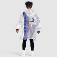 Custom Afro-Haiti Football Kid Wearable Blanket Hoodie 2026 Grenadye Alaso White Version - Wonder Print Shop