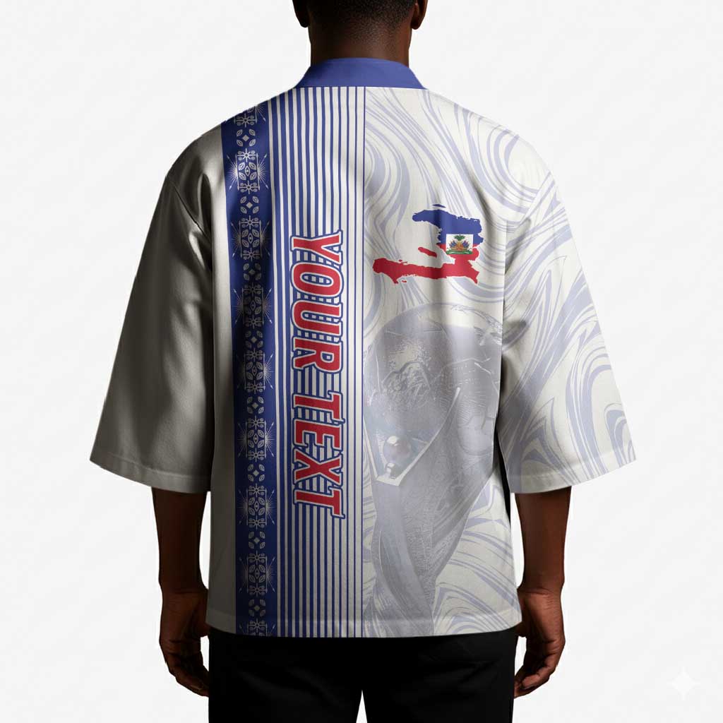 Custom Afro-Haiti Football Kimono 2026 Grenadye Alaso White Version - Wonder Print Shop