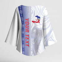 Custom Afro-Haiti Football Kimono Sleeve Blouse 2026 Grenadye Alaso White Version - Wonder Print Shop