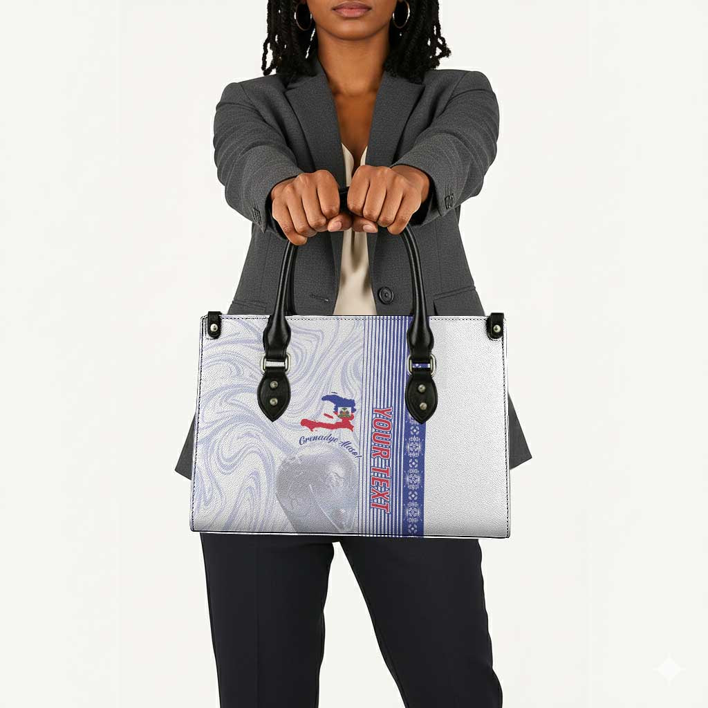 Custom Afro-Haiti Football Leather Bag 2026 Grenadye Alaso White Version - Wonder Print Shop