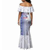 Custom Afro-Haiti Football Mermaid Dress 2026 Grenadye Alaso White Version LT14