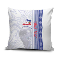 Custom Afro-Haiti Football Pillow Cover 2026 Grenadye Alaso White Version - Wonder Print Shop