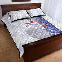 Custom Afro-Haiti Football Quilt Bed Set 2026 Grenadye Alaso White Version - Wonder Print Shop