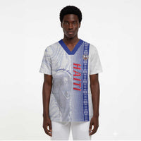 Custom Afro-Haiti Football Scrub Top 2026 Grenadye Alaso White Version - Wonder Print Shop