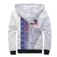 Custom Afro-Haiti Football Sherpa Hoodie 2026 Grenadye Alaso White Version - Wonder Print Shop