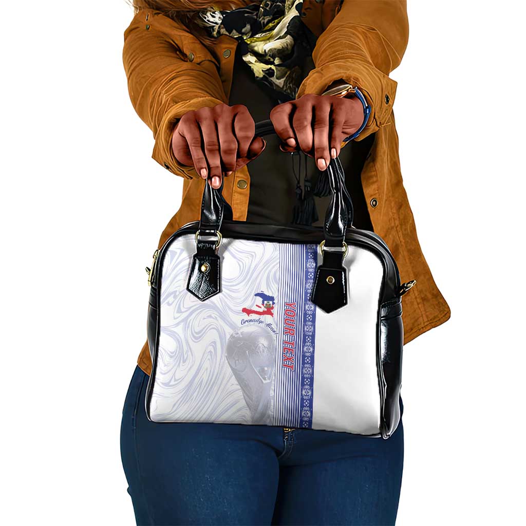Custom Afro-Haiti Football Shoulder Handbag 2026 Grenadye Alaso White Version - Wonder Print Shop