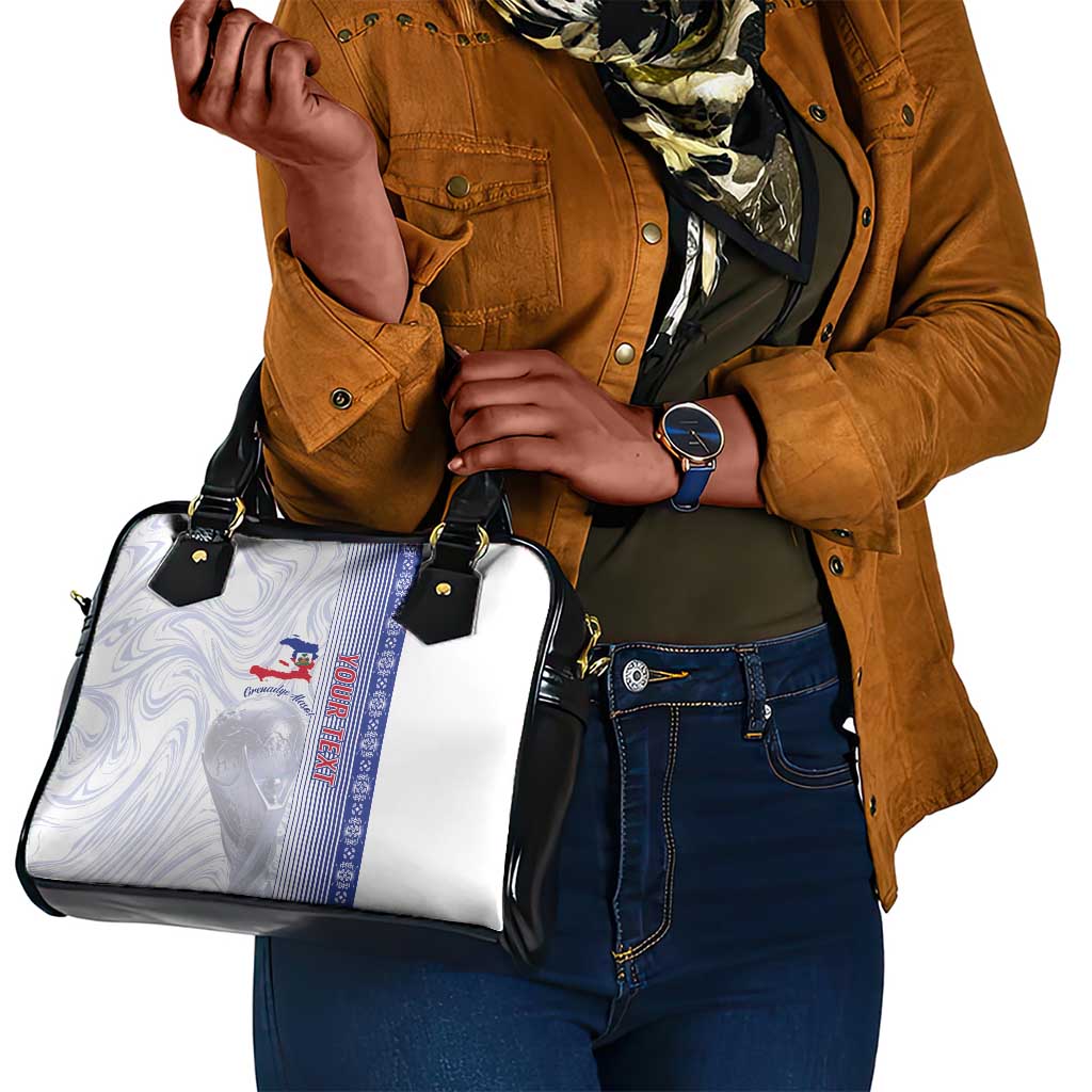 Custom Afro-Haiti Football Shoulder Handbag 2026 Grenadye Alaso White Version - Wonder Print Shop