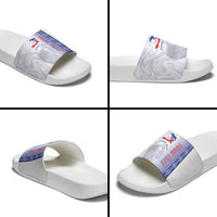 Custom Afro-Haiti Football Slide Sandals 2026 Grenadye Alaso White Version - Wonder Print Shop