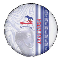 Custom Afro-Haiti Football Spare Tire Cover 2026 Grenadye Alaso White Version - Wonder Print Shop
