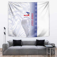 Custom Afro-Haiti Football Tapestry 2026 Grenadye Alaso White Version - Wonder Print Shop