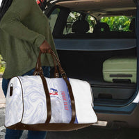 Custom Afro-Haiti Football Travel Bag 2026 Grenadye Alaso White Version - Wonder Print Shop