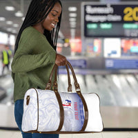 Custom Afro-Haiti Football Travel Bag 2026 Grenadye Alaso White Version - Wonder Print Shop