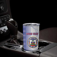 Custom Afro-Haiti Football Tumbler Cup 2026 Grenadye Alaso White Version - Wonder Print Shop