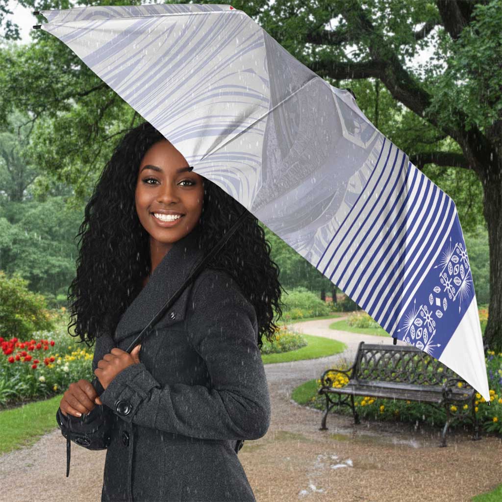 Custom Afro-Haiti Football Umbrella 2026 Grenadye Alaso White Version - Wonder Print Shop