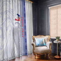Custom Afro-Haiti Football Window Curtain 2026 Grenadye Alaso White Version - Wonder Print Shop