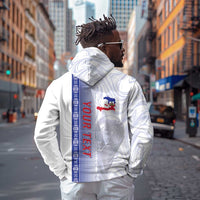 Custom Afro-Haiti Football Zip Hoodie 2026 Grenadye Alaso White Version - Wonder Print Shop